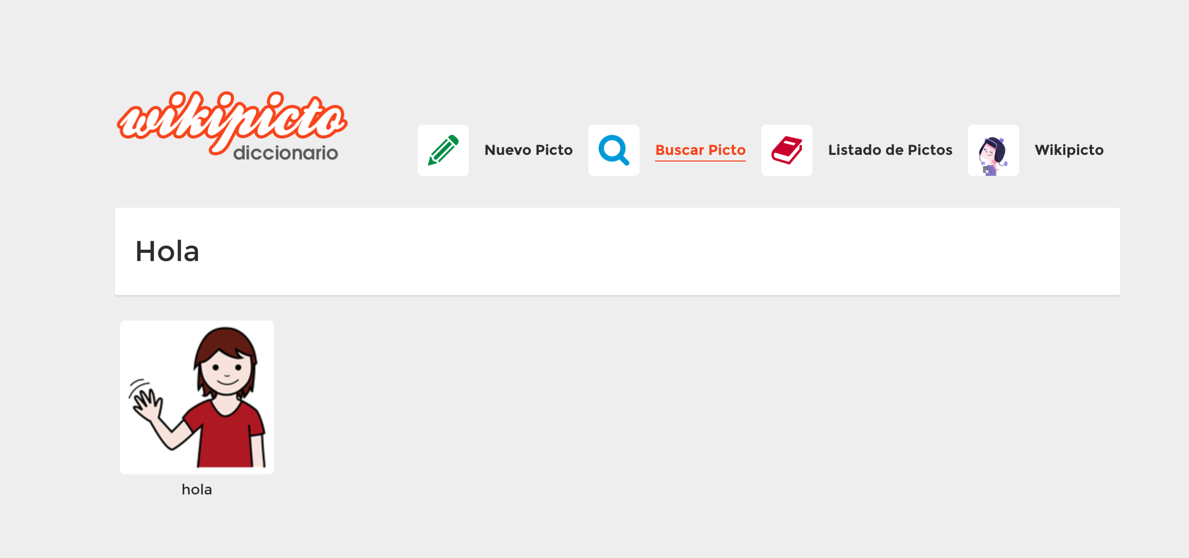 Imagen de la aplicación WikiPicto