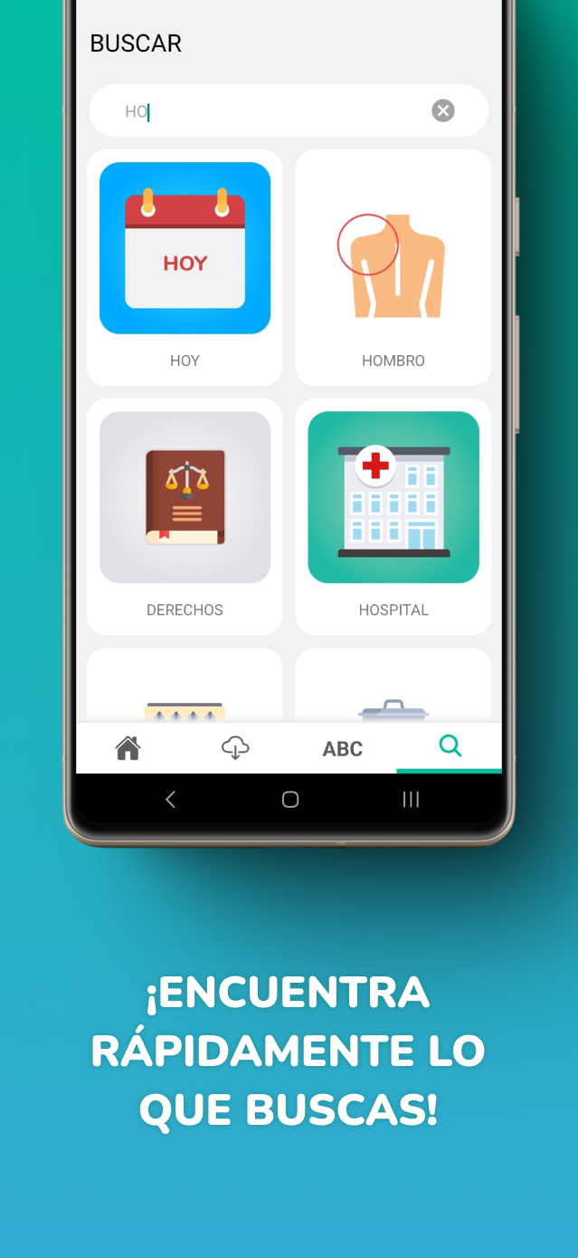 Imagen de la aplicación LSA en Familia