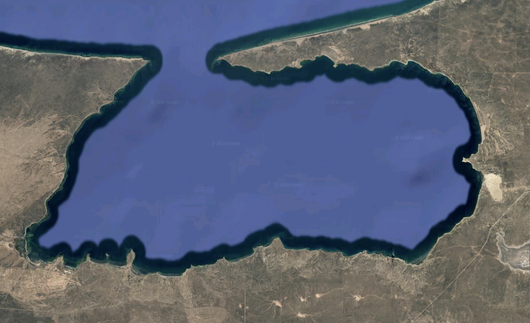 imagen satelital golfo san josé