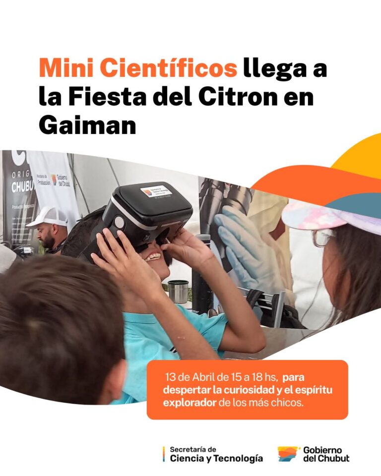 La ciencia llega a la Fiesta de la Cereza con propuestas para las infancias